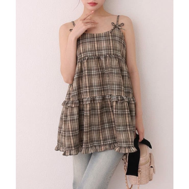 【Web限定】キャミティアードチュニックワンピース | NICE CLAUP / OLIVE des OLIVE　OUTLET | 詳細画像17 