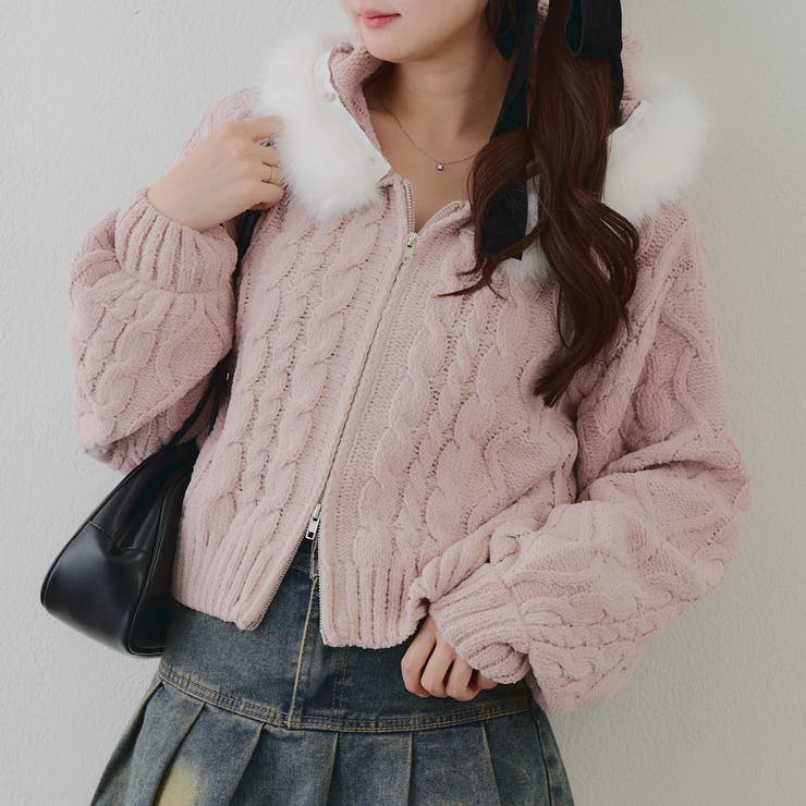 マシュマロファーパーカー | RMAF　NICE CLAUP / OLIVE des OLIVE | 詳細画像1 