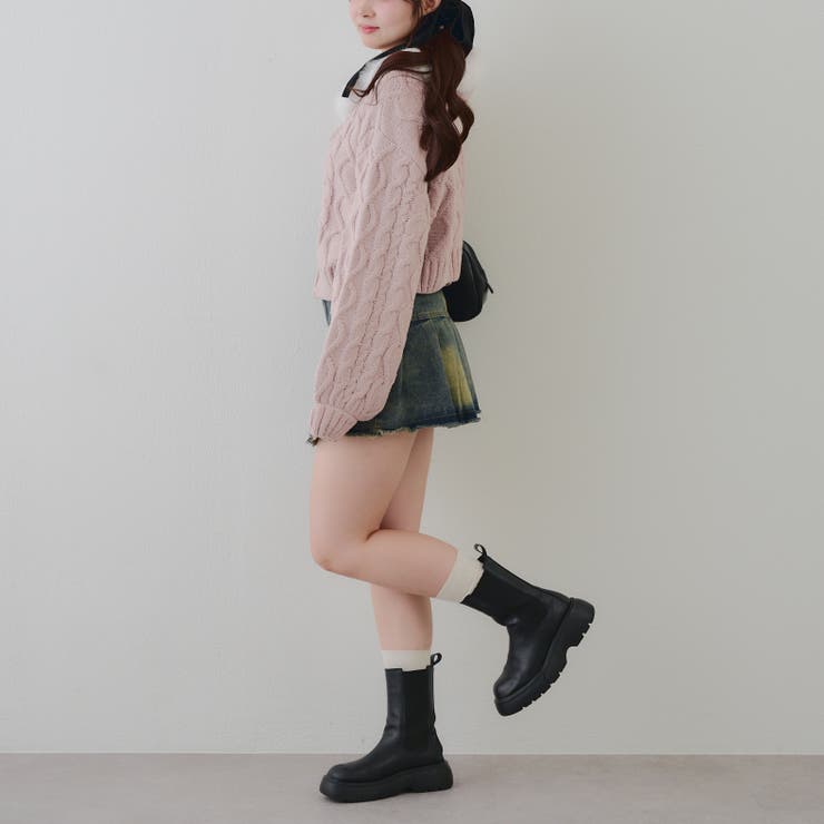 マシュマロファーパーカー | RMAF　NICE CLAUP / OLIVE des OLIVE | 詳細画像8 