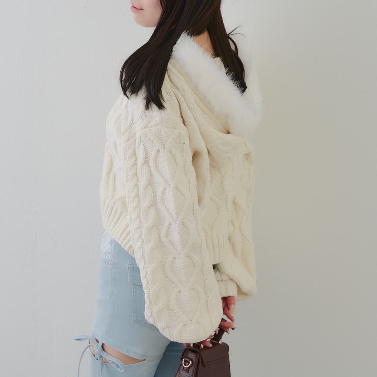 マシュマロファーパーカー | RMAF　NICE CLAUP / OLIVE des OLIVE | 詳細画像11 