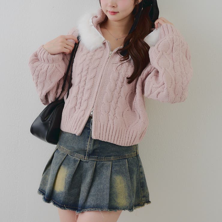 マシュマロファーパーカー | RMAF　NICE CLAUP / OLIVE des OLIVE | 詳細画像3 