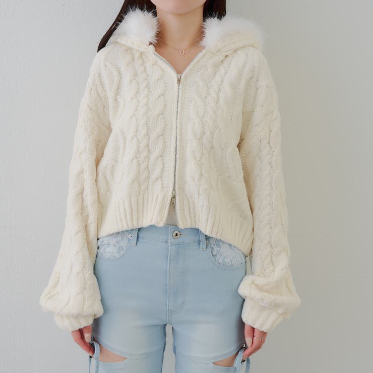 マシュマロファーパーカー | RMAF　NICE CLAUP / OLIVE des OLIVE | 詳細画像36 