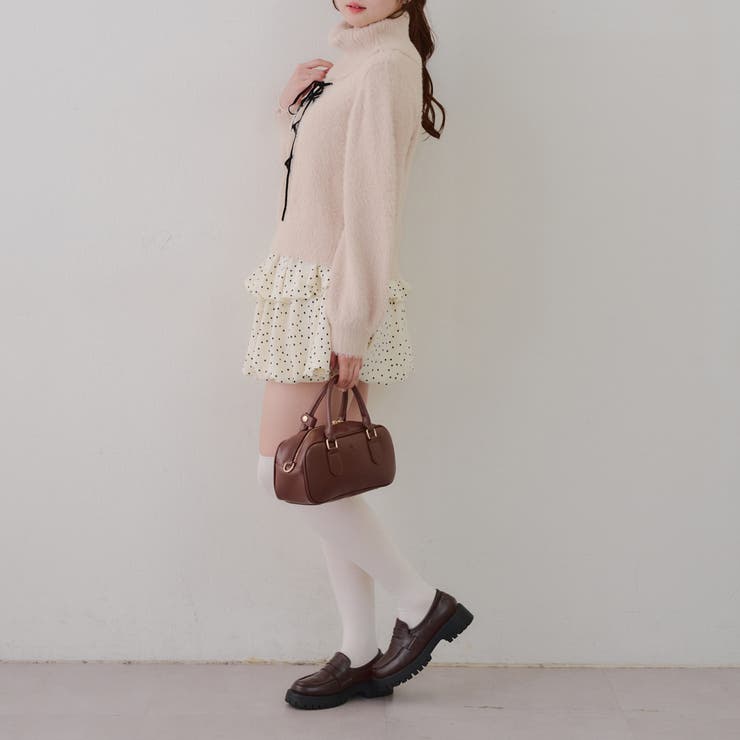 フェザーレースアッププルオーバー | NICE CLAUP / OLIVE des OLIVE　OUTLET | 詳細画像18 