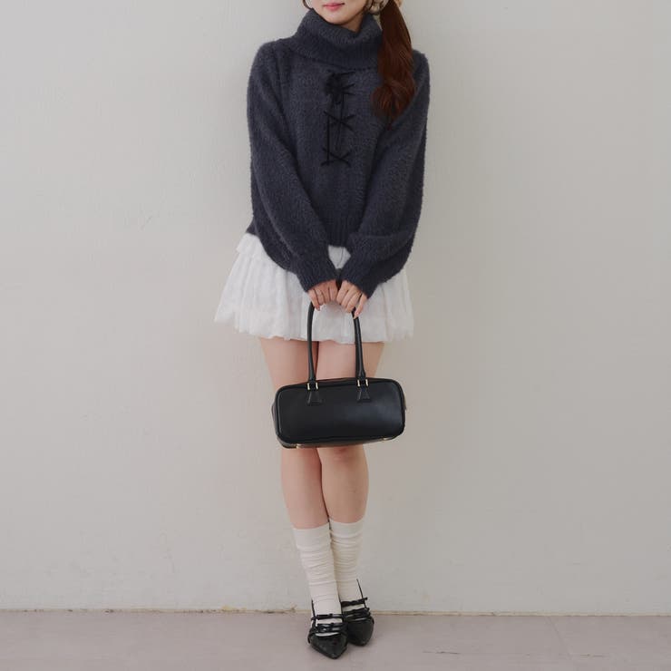 フェザーレースアッププルオーバー | NICE CLAUP / OLIVE des OLIVE　OUTLET | 詳細画像26 