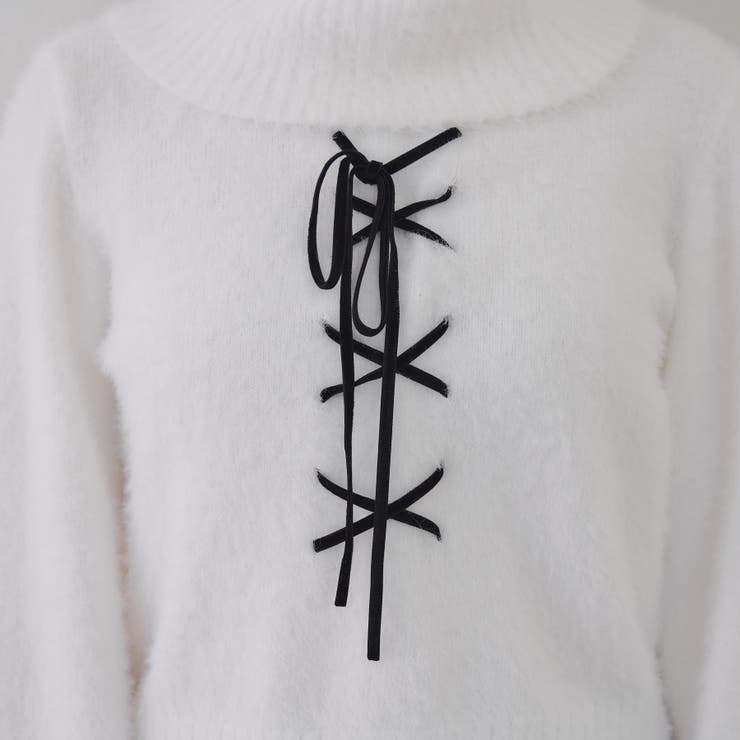 フェザーレースアッププルオーバー | NICE CLAUP / OLIVE des OLIVE　OUTLET | 詳細画像33 