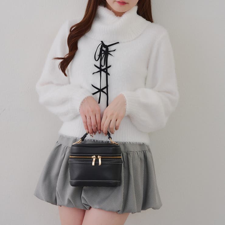 オフ | フェザーレースアッププルオーバー | NICE CLAUP / OLIVE des OLIVE　OUTLET