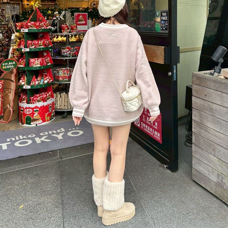 【HolidayCollection】モールハートBIGニット | RMAF　NICE CLAUP / OLIVE des OLIVE | 詳細画像10 