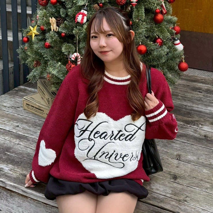 【HolidayCollection】モールハートBIGニット | RMAF　NICE CLAUP / OLIVE des OLIVE | 詳細画像15 