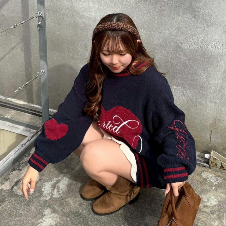 【HolidayCollection】モールハートBIGニット | RMAF　NICE CLAUP / OLIVE des OLIVE | 詳細画像24 