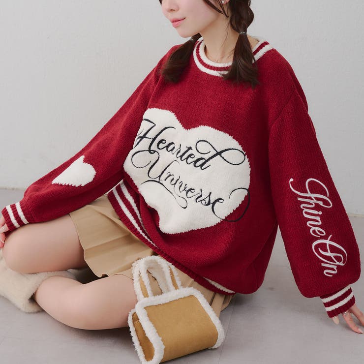 【HolidayCollection】モールハートBIGニット | RMAF　NICE CLAUP / OLIVE des OLIVE | 詳細画像44 