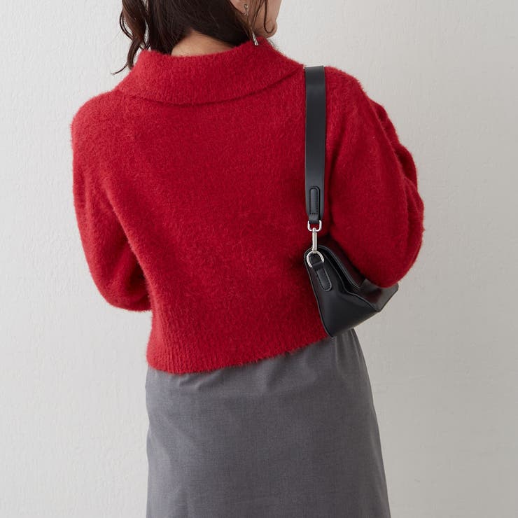 【HolidayCollection】ポンポン付き フェザーポロニット | RMAF　NICE CLAUP / OLIVE des OLIVE | 詳細画像20 