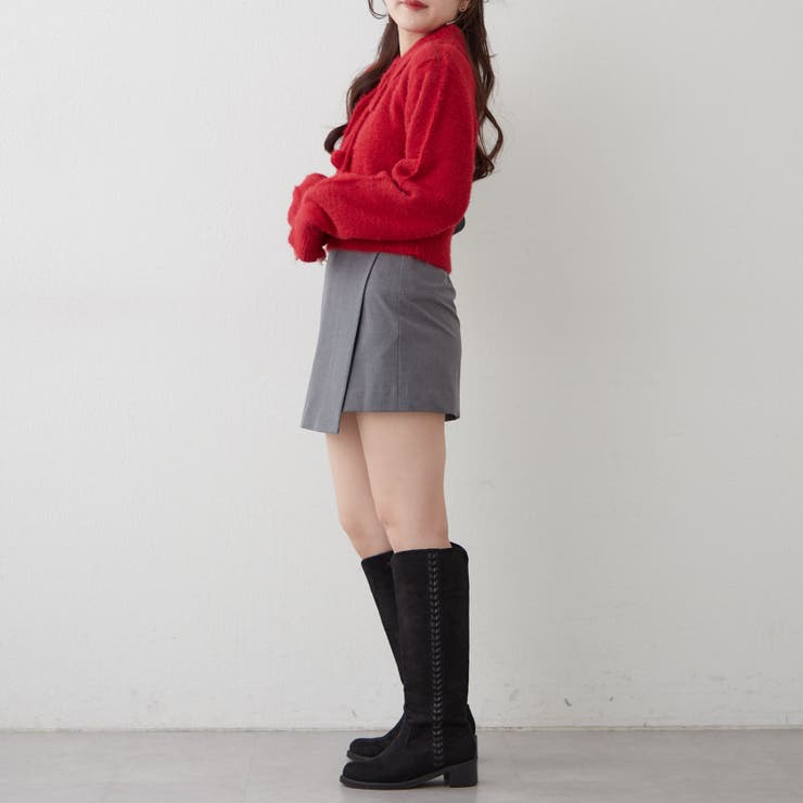 【HolidayCollection】ポンポン付き フェザーポロニット | RMAF　NICE CLAUP / OLIVE des OLIVE | 詳細画像23 