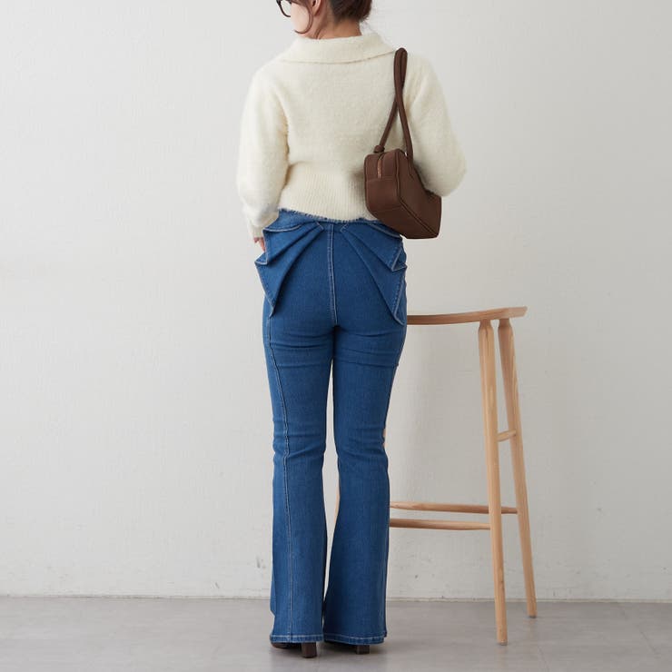 【HolidayCollection】ポンポン付き フェザーポロニット | RMAF　NICE CLAUP / OLIVE des OLIVE | 詳細画像32 