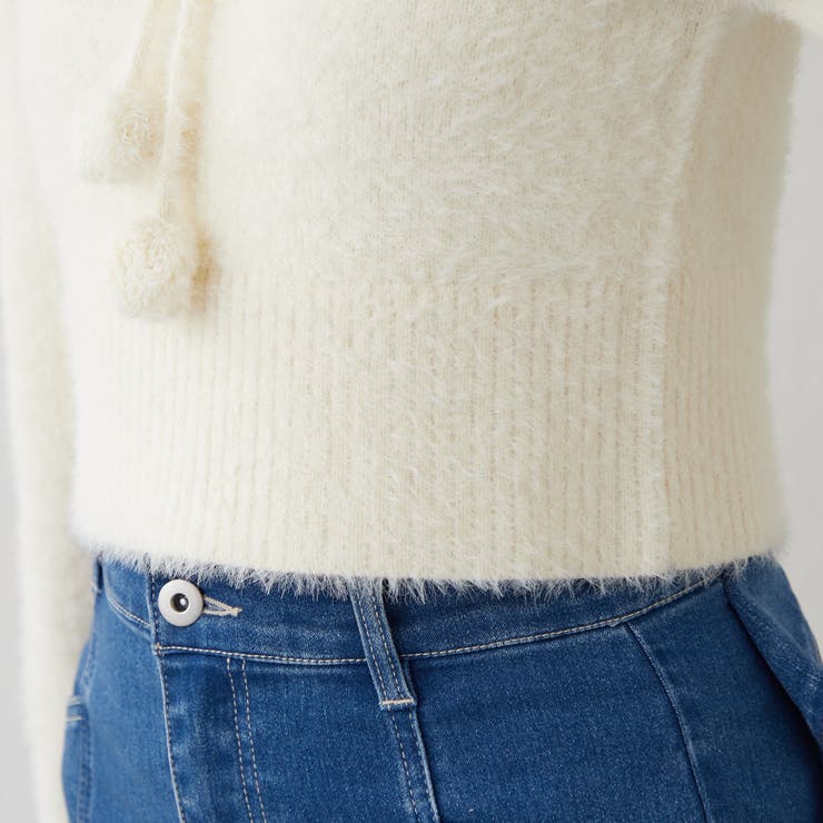 【HolidayCollection】ポンポン付き フェザーポロニット | RMAF　NICE CLAUP / OLIVE des OLIVE | 詳細画像50 