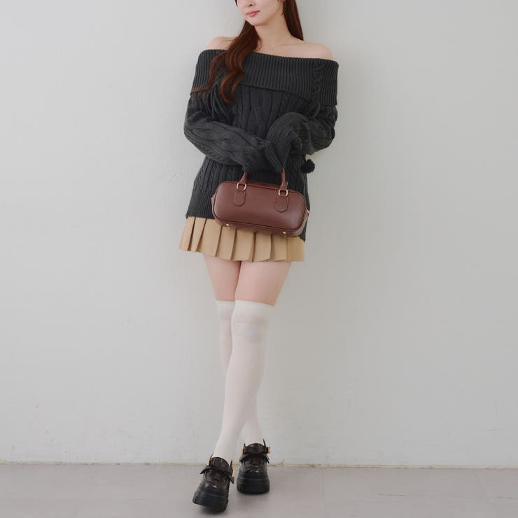 ポンポン付き オフショルケーブルプルオーバー | RMAF　NICE CLAUP / OLIVE des OLIVE | 詳細画像48 