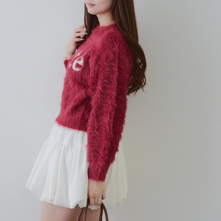 キラリロゴフェザーニット | NICE CLAUP / OLIVE des OLIVE　OUTLET | 詳細画像5 