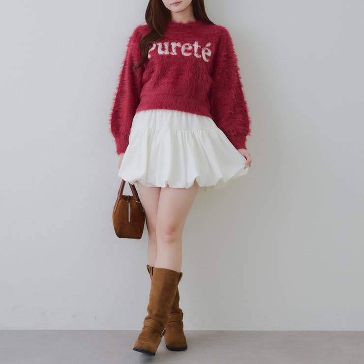 キラリロゴフェザーニット | NICE CLAUP / OLIVE des OLIVE　OUTLET | 詳細画像9 