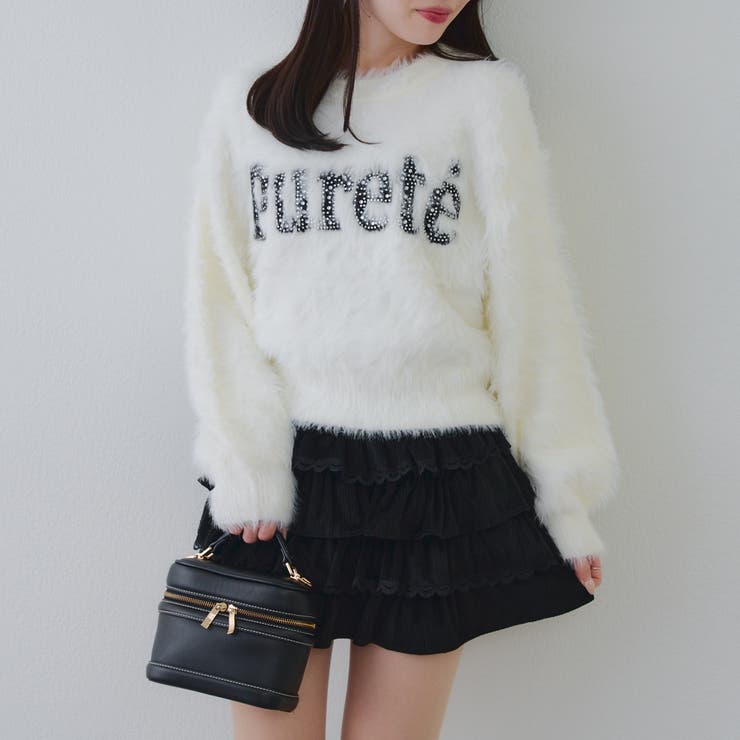 キラリロゴフェザーニット | NICE CLAUP / OLIVE des OLIVE　OUTLET | 詳細画像22 