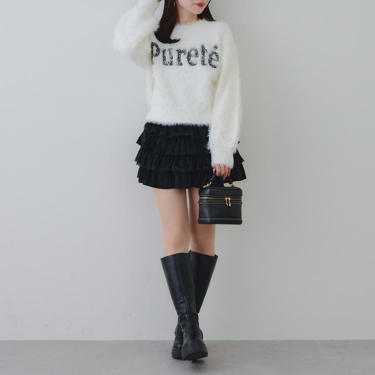 キラリロゴフェザーニット | NICE CLAUP / OLIVE des OLIVE　OUTLET | 詳細画像24 