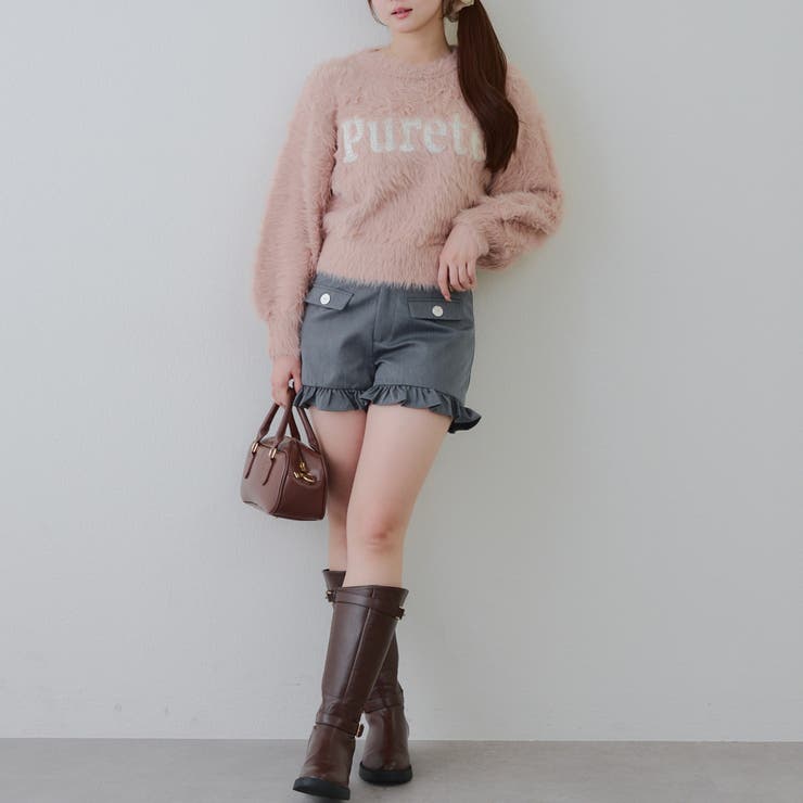 キラリロゴフェザーニット | NICE CLAUP / OLIVE des OLIVE　OUTLET | 詳細画像34 