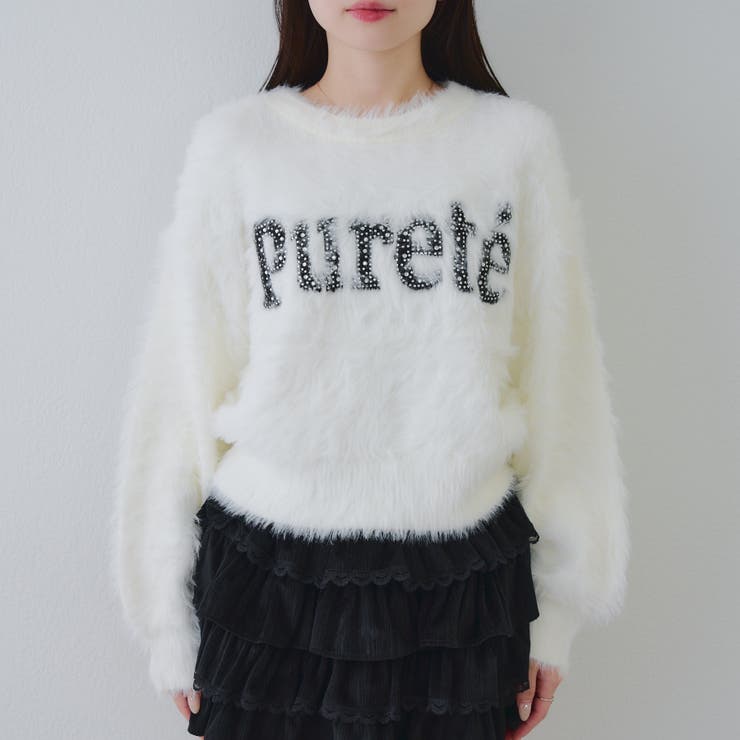 キラリロゴフェザーニット | NICE CLAUP / OLIVE des OLIVE　OUTLET | 詳細画像37 