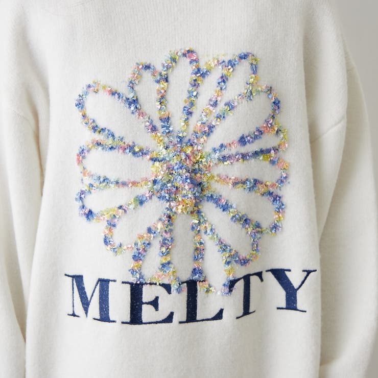 ブラシヤーンお花ジャガードニット | RMAF　NICE CLAUP / OLIVE des OLIVE | 詳細画像35 