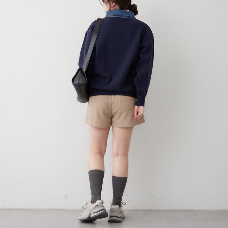 デニム衿ビッグニット | RMAF　NICE CLAUP / OLIVE des OLIVE | 詳細画像30 