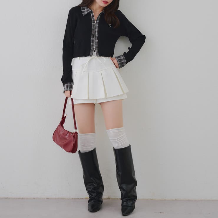 シャツドッキングダブルジップリブニット | RMAF　NICE CLAUP / OLIVE des OLIVE | 詳細画像24 