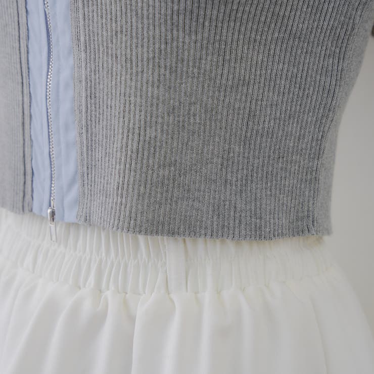 シャツドッキングダブルジップリブニット | RMAF　NICE CLAUP / OLIVE des OLIVE | 詳細画像34 