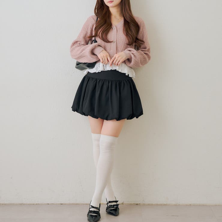 裾レースリボン釦カーディガン | RMAF　NICE CLAUP / OLIVE des OLIVE | 詳細画像7 