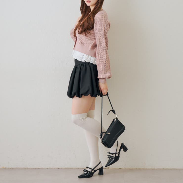 裾レースリボン釦カーディガン | RMAF　NICE CLAUP / OLIVE des OLIVE | 詳細画像9 