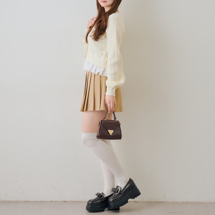 裾レースリボン釦カーディガン | RMAF　NICE CLAUP / OLIVE des OLIVE | 詳細画像16 