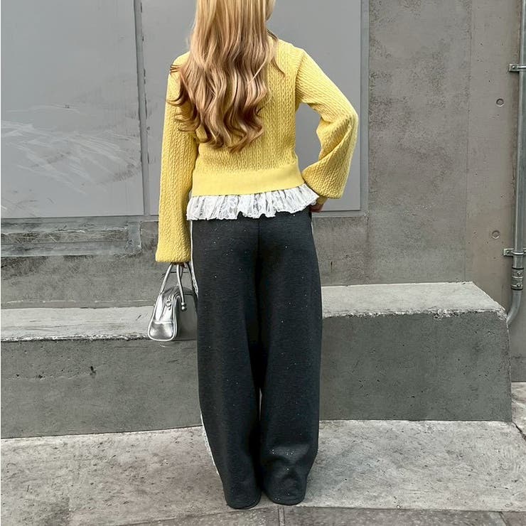 裾レースリボン釦カーディガン | RMAF　NICE CLAUP / OLIVE des OLIVE | 詳細画像38 