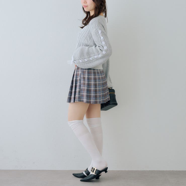 袖レースアップカーディガン | RMAF　NICE CLAUP / OLIVE des OLIVE | 詳細画像8 