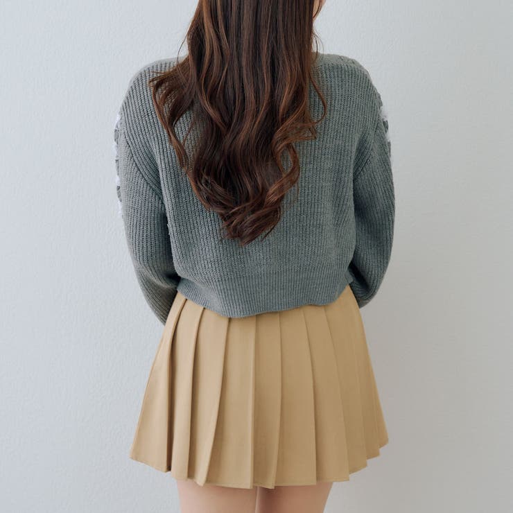 袖レースアップカーディガン | RMAF　NICE CLAUP / OLIVE des OLIVE | 詳細画像19 