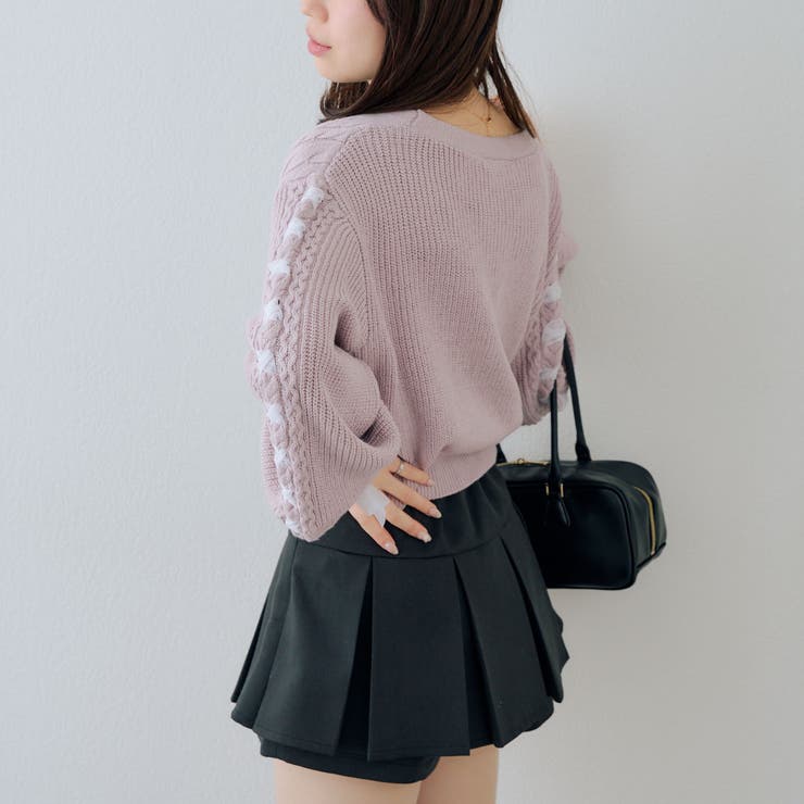 袖レースアップカーディガン | RMAF　NICE CLAUP / OLIVE des OLIVE | 詳細画像27 