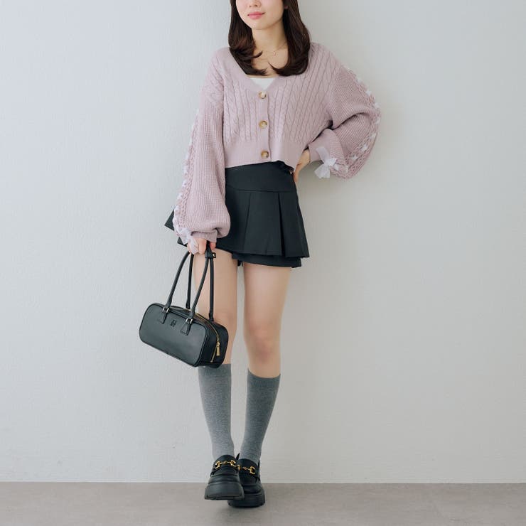 袖レースアップカーディガン | RMAF　NICE CLAUP / OLIVE des OLIVE | 詳細画像28 