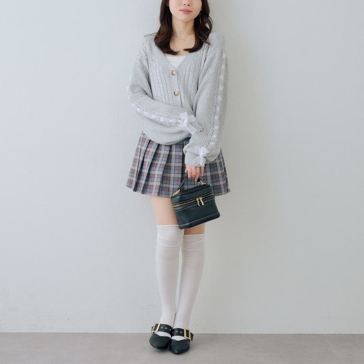 袖レースアップカーディガン | RMAF　NICE CLAUP / OLIVE des OLIVE | 詳細画像6 