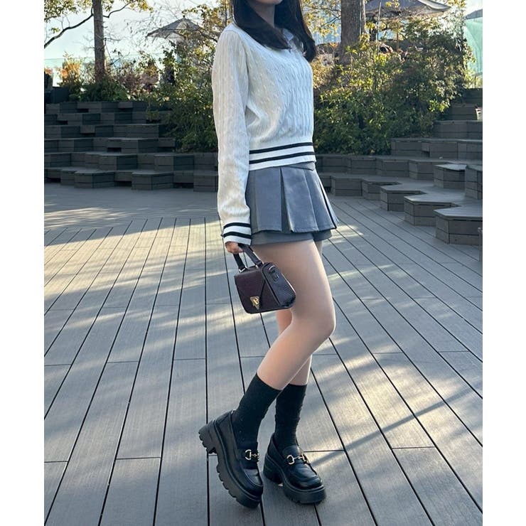 スキッパー布帛ポロニット | RMAF　NICE CLAUP / OLIVE des OLIVE | 詳細画像29 