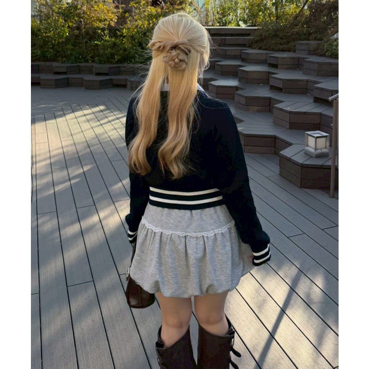 スキッパー布帛ポロニット | RMAF　NICE CLAUP / OLIVE des OLIVE | 詳細画像32 