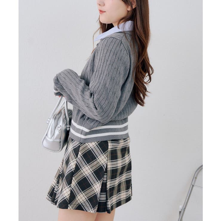 スキッパー布帛ポロニット | RMAF　NICE CLAUP / OLIVE des OLIVE | 詳細画像4 