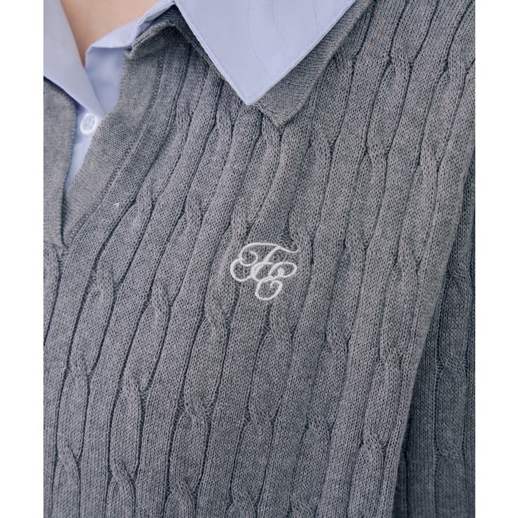 スキッパー布帛ポロニット | RMAF　NICE CLAUP / OLIVE des OLIVE | 詳細画像40 