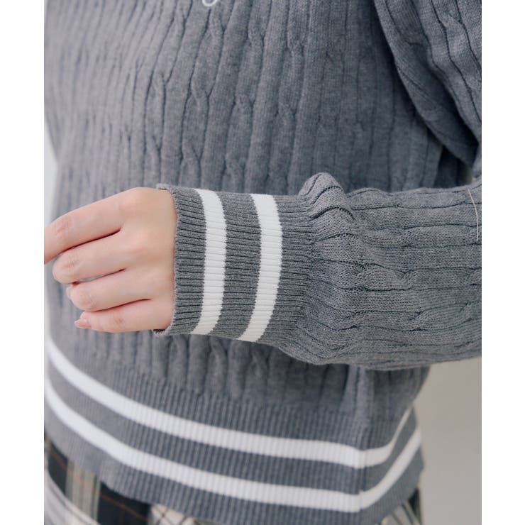 スキッパー布帛ポロニット | RMAF　NICE CLAUP / OLIVE des OLIVE | 詳細画像41 