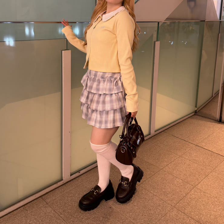 フリル衿ドッキングダブルジップトップス | RMAF　NICE CLAUP / OLIVE des OLIVE | 詳細画像9 