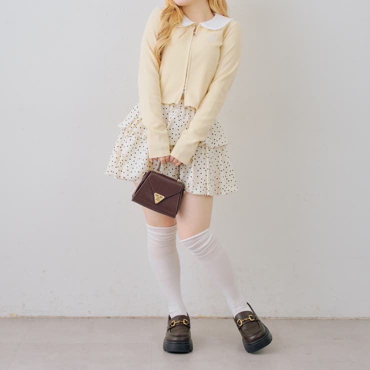 フリル衿ドッキングダブルジップトップス | RMAF　NICE CLAUP / OLIVE des OLIVE | 詳細画像19 