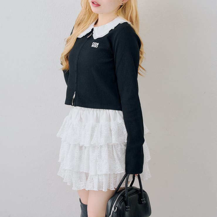 フリル衿ドッキングダブルジップトップス | RMAF　NICE CLAUP / OLIVE des OLIVE | 詳細画像25 