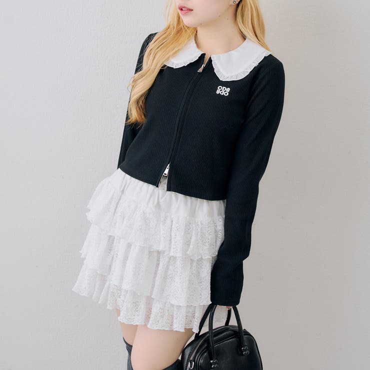 フリル衿ドッキングダブルジップトップス | RMAF　NICE CLAUP / OLIVE des OLIVE | 詳細画像26 