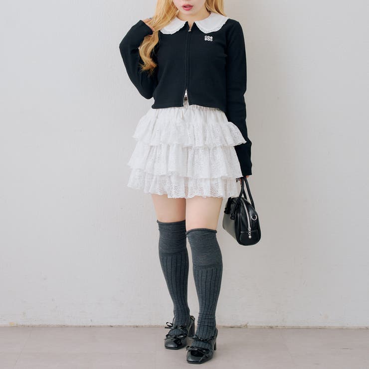 フリル衿ドッキングダブルジップトップス | RMAF　NICE CLAUP / OLIVE des OLIVE | 詳細画像32 