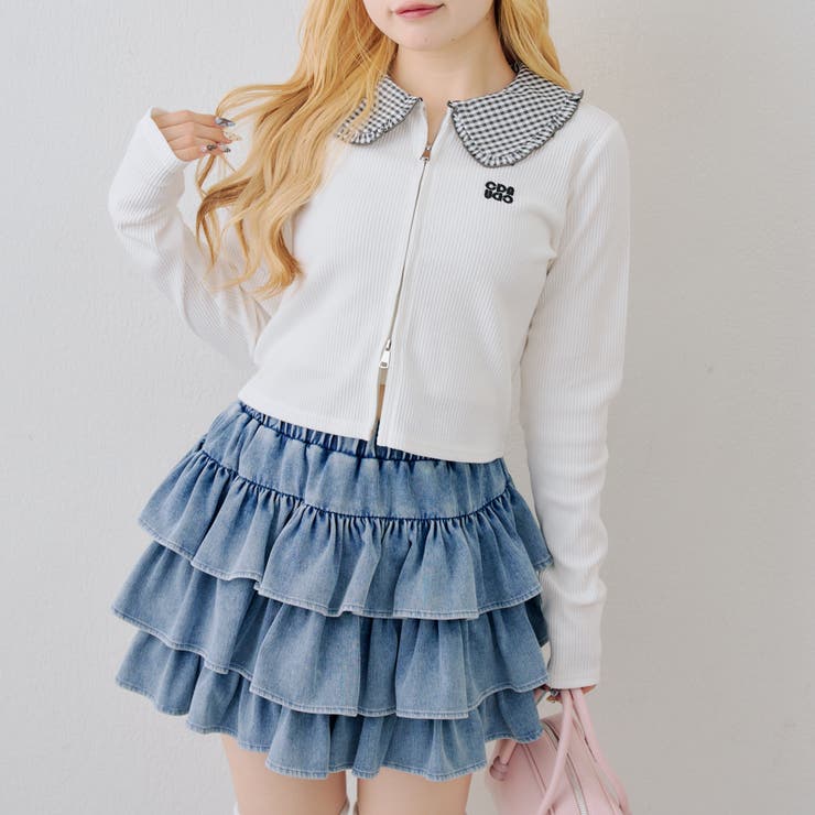 フリル衿ドッキングダブルジップトップス | RMAF　NICE CLAUP / OLIVE des OLIVE | 詳細画像36 