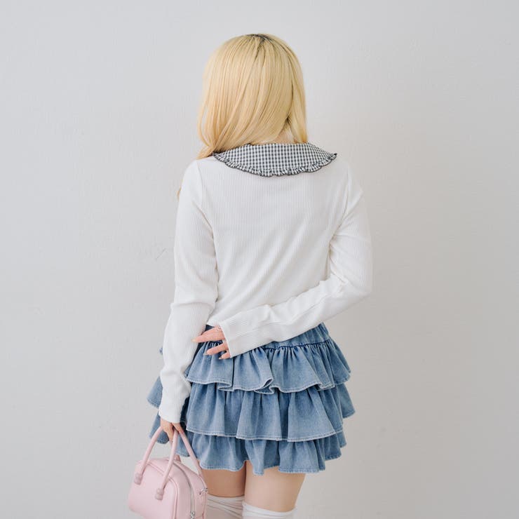 フリル衿ドッキングダブルジップトップス | RMAF　NICE CLAUP / OLIVE des OLIVE | 詳細画像42 